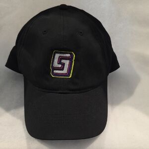 Nike Black Cap with Multicolor Logo